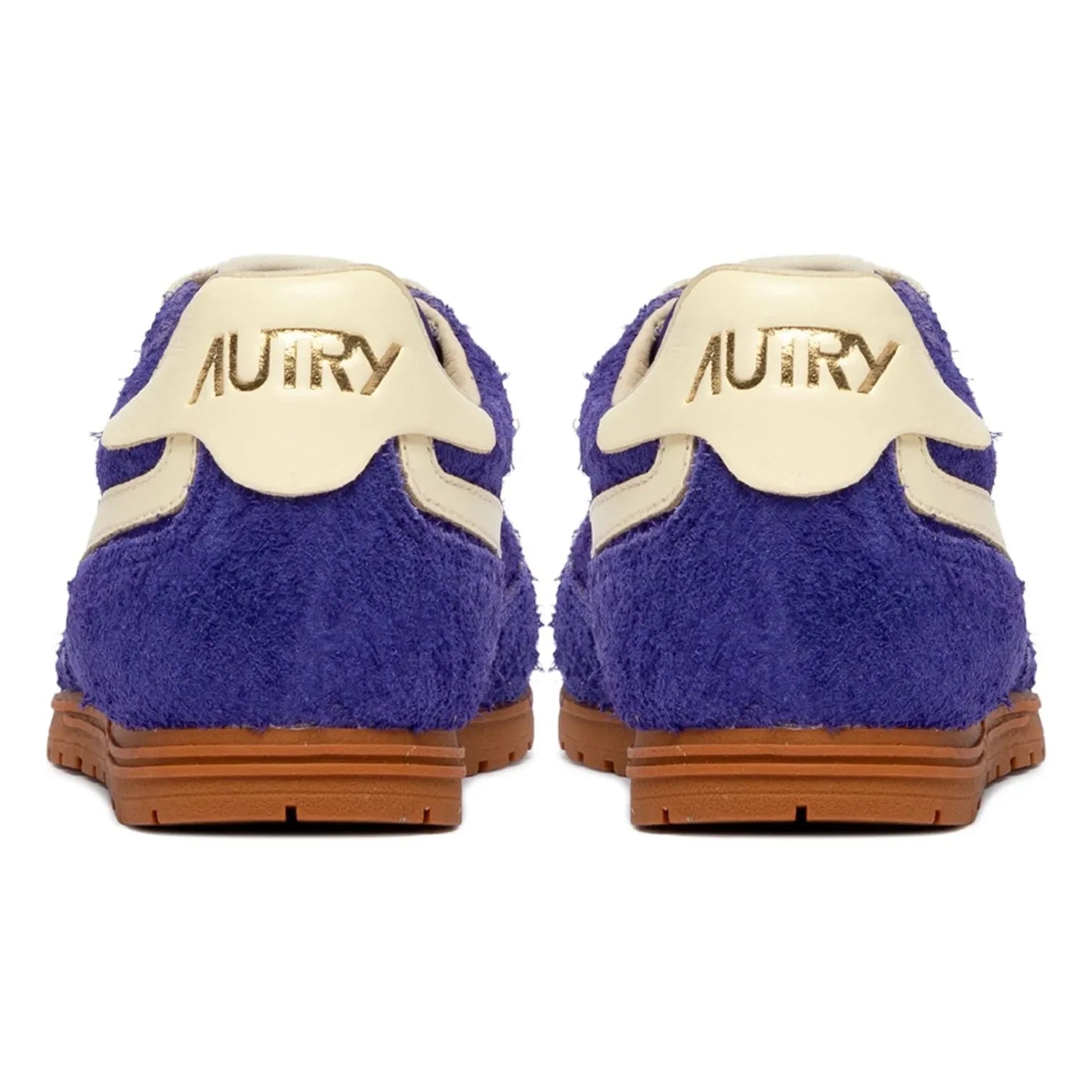 Autry - Windspin Low Zweifarbige Sneaker aus Wildleder und Leder | Lila