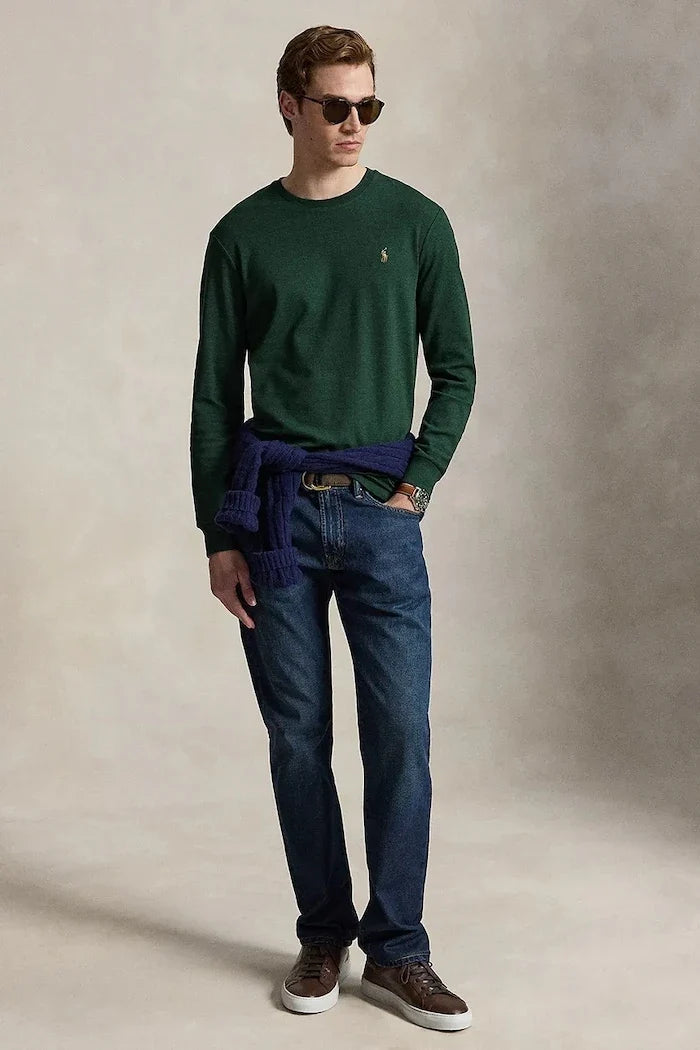 Polo Ralph Lauren erkek pamuklu uzun kollu bluz