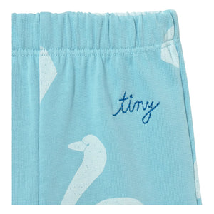 Tinycottons - Jogger Swans Bio-Baumwolle | Hellblau