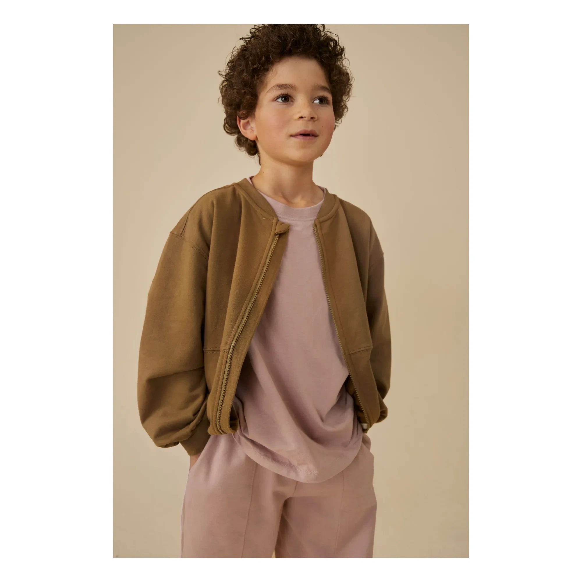 Gray Label - Bio-Baumwoll-Bomberjacke | Khakibraun