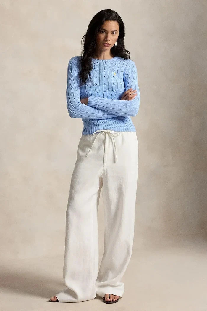 Polo Ralph Lauren kadın PIMA COTTON pamuklu kazak -LSL-PLO