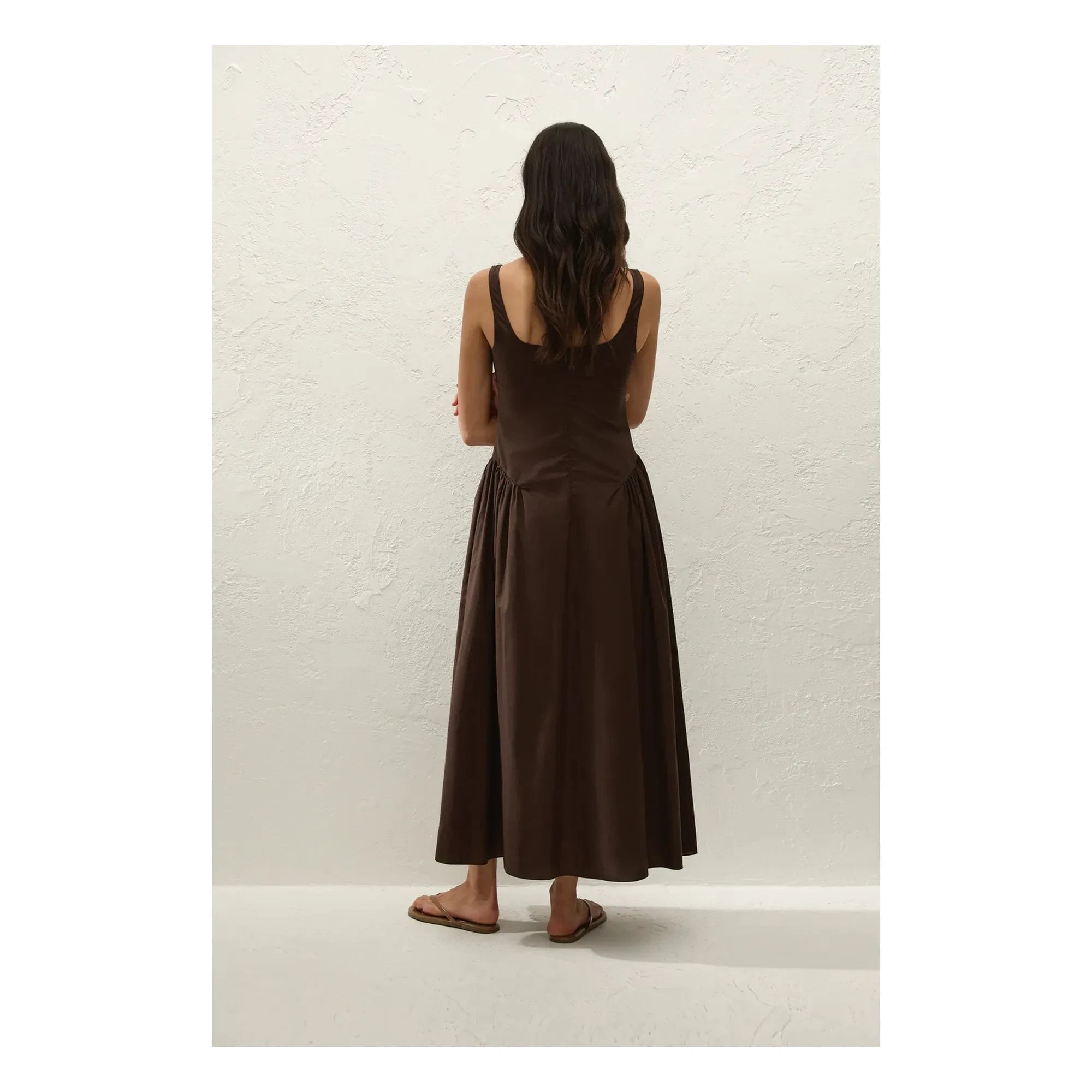 Faithfull the Brand - Marcella Baumwollkleid | Braun