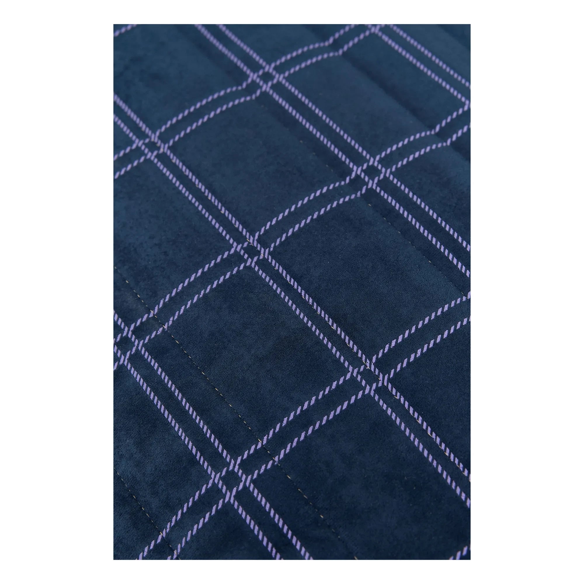 Nobodinoz - Oasis langes Pouf, Eco-Samt | Marineblau