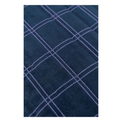 Nobodinoz - Oasis langes Pouf, Eco-Samt | Marineblau