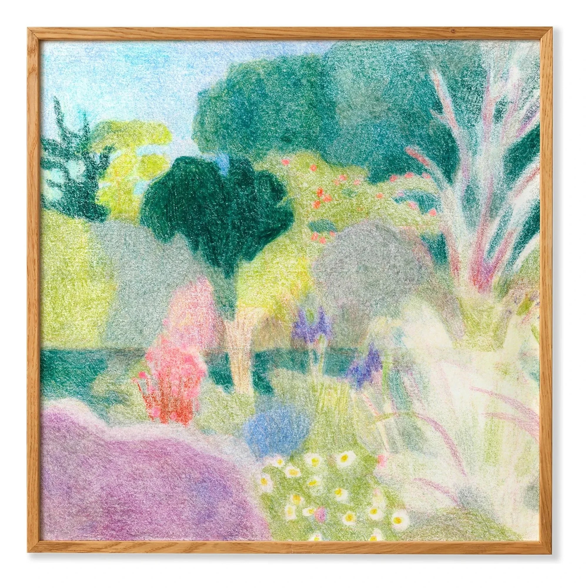 Paper Collective - Un Jardin à Kergoët Poster von Line Hachem
