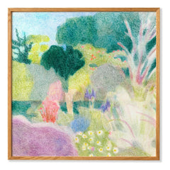 Paper Collective - Un Jardin à Kergoët Poster von Line Hachem