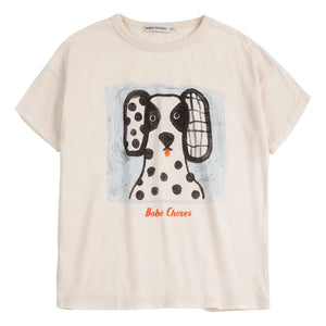 Bobo Choses - T-Shirt aus Bio-Baumwolle mit Dalmatiner-Print | Ecru