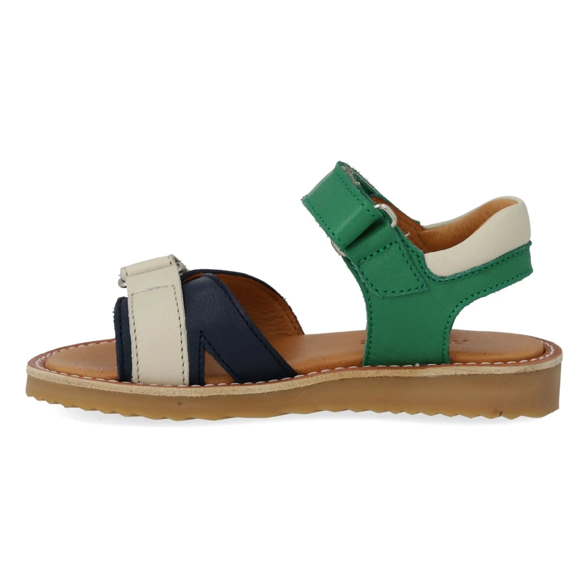 Angulus - Sandalen mit doppelten Riemen | Wiesengrün