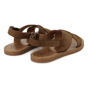 Pom d'Api - Beach-Stitch Kreuz-Sandalen | Braun