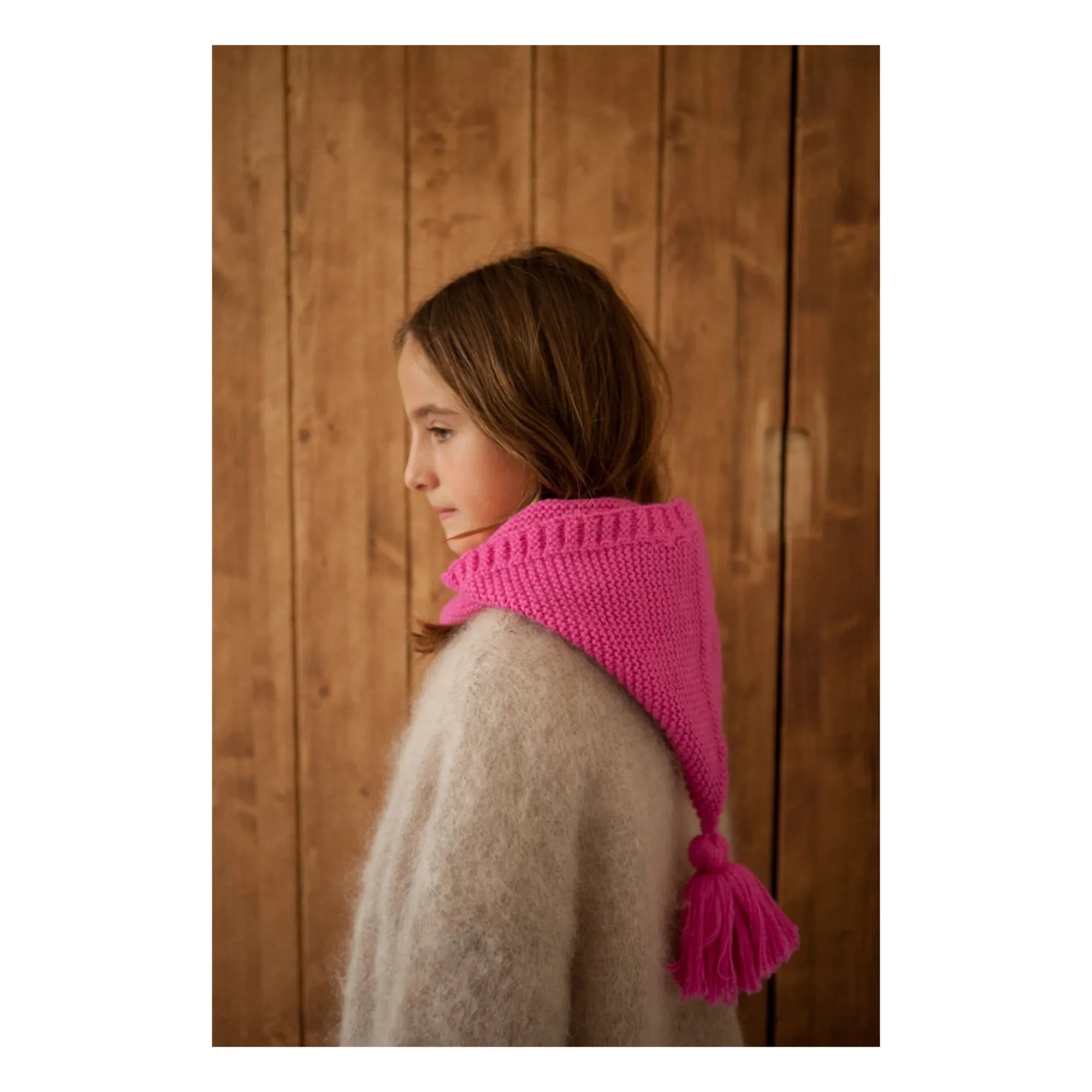 Marlot Paris - Baby-Alpaka Lutin Balaclava | Fuchsia