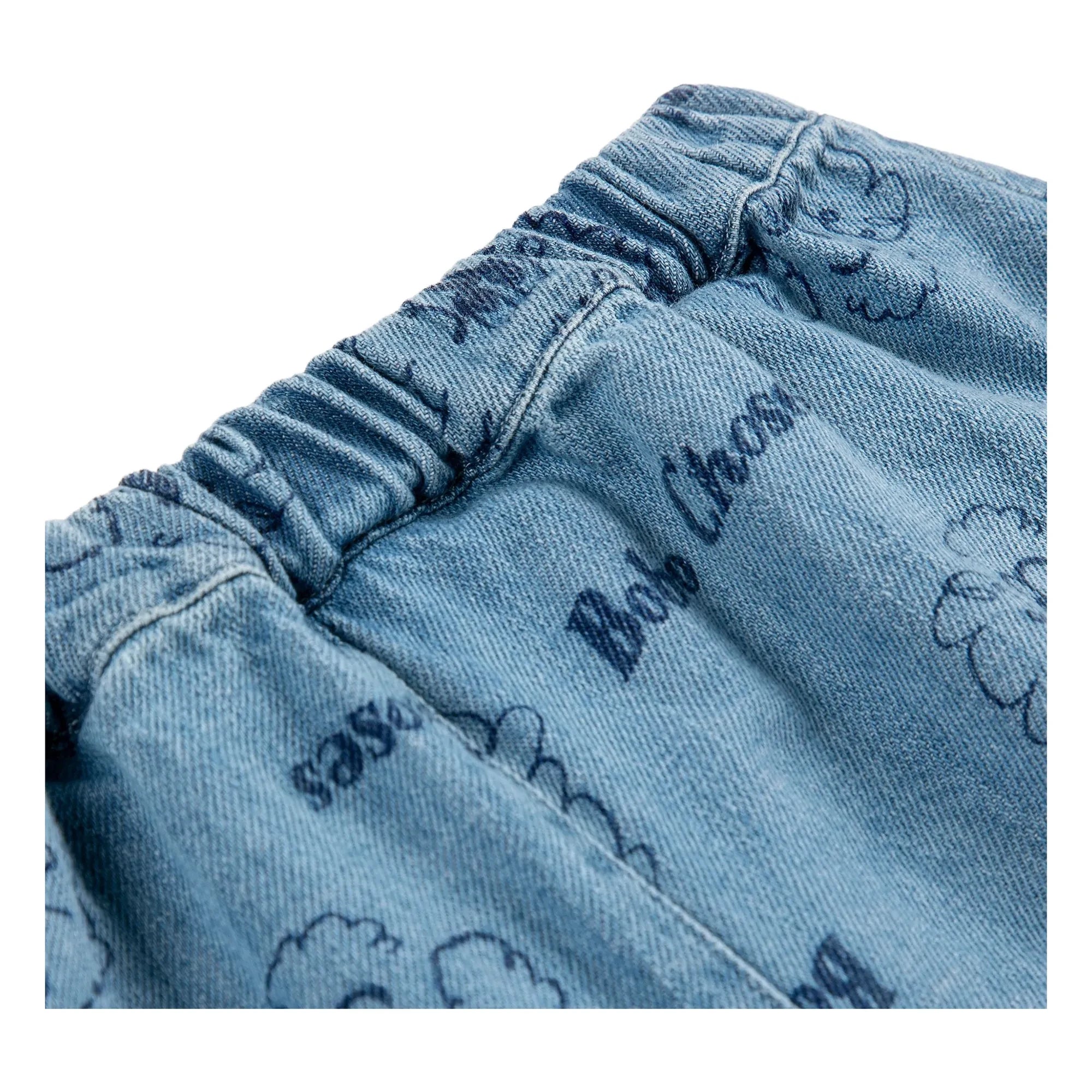 Bobo Choses - Bio-Baumwolle Baby Hund Jeanshose | Blau