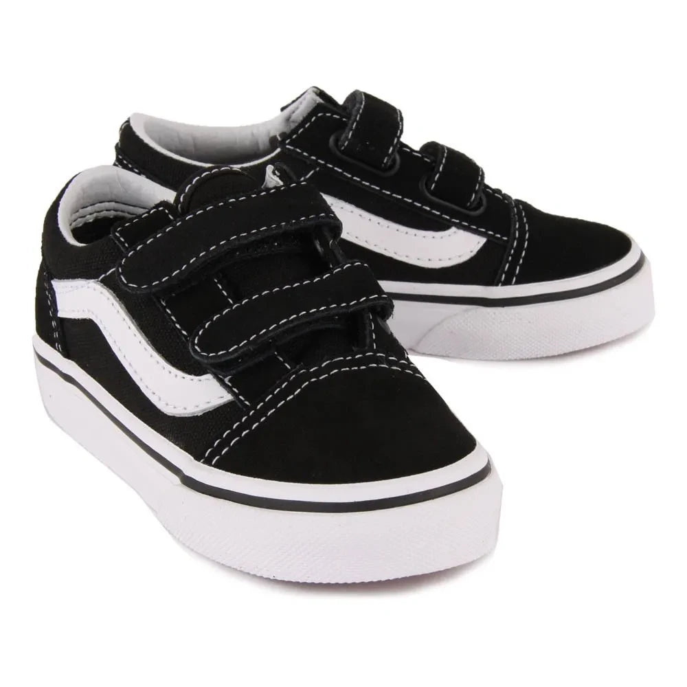Vans - Old Skool V Cırt Cırtlı Sneaker | Siyah