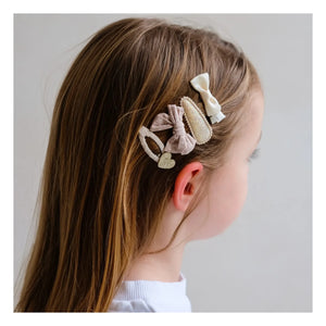 Mimi & Lula - 14-teiliges Set mit glitzernden Haarspangen und Haarklammern | Gold