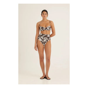Peony - Balconnet bikini üstü | Kahverengi
