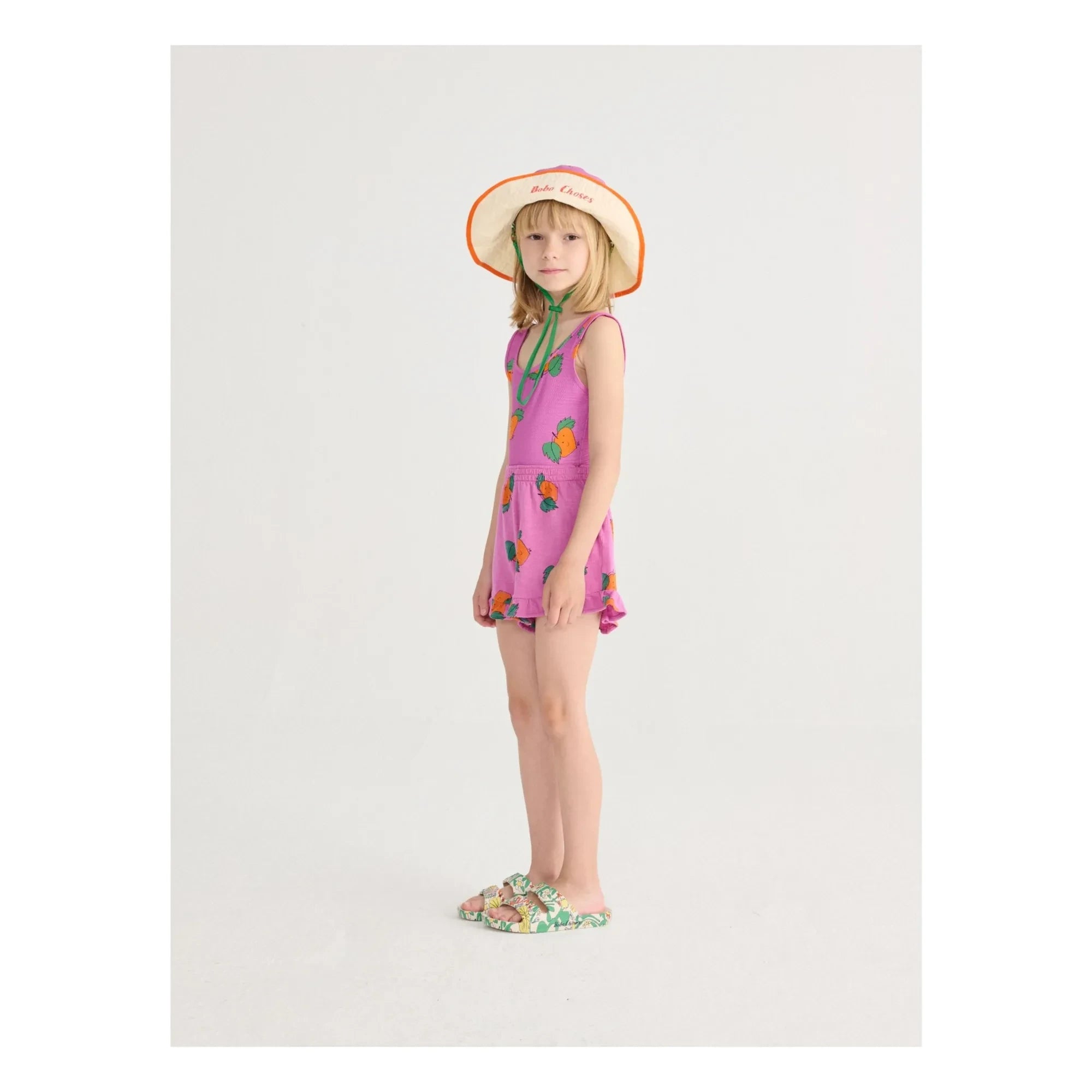 Bobo Choses - Orange Badeanzug Recycelte Fasern | Lila