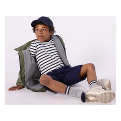 Petit Bateau - Kultiger Regenmantel aus recycelten Fasern | Khaki