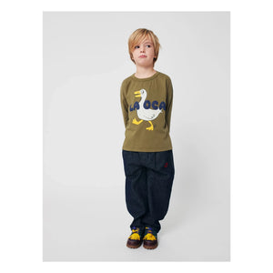 Bobo Choses - Duck T-Shirt La OCA Bio-Baumwolle | Khaki