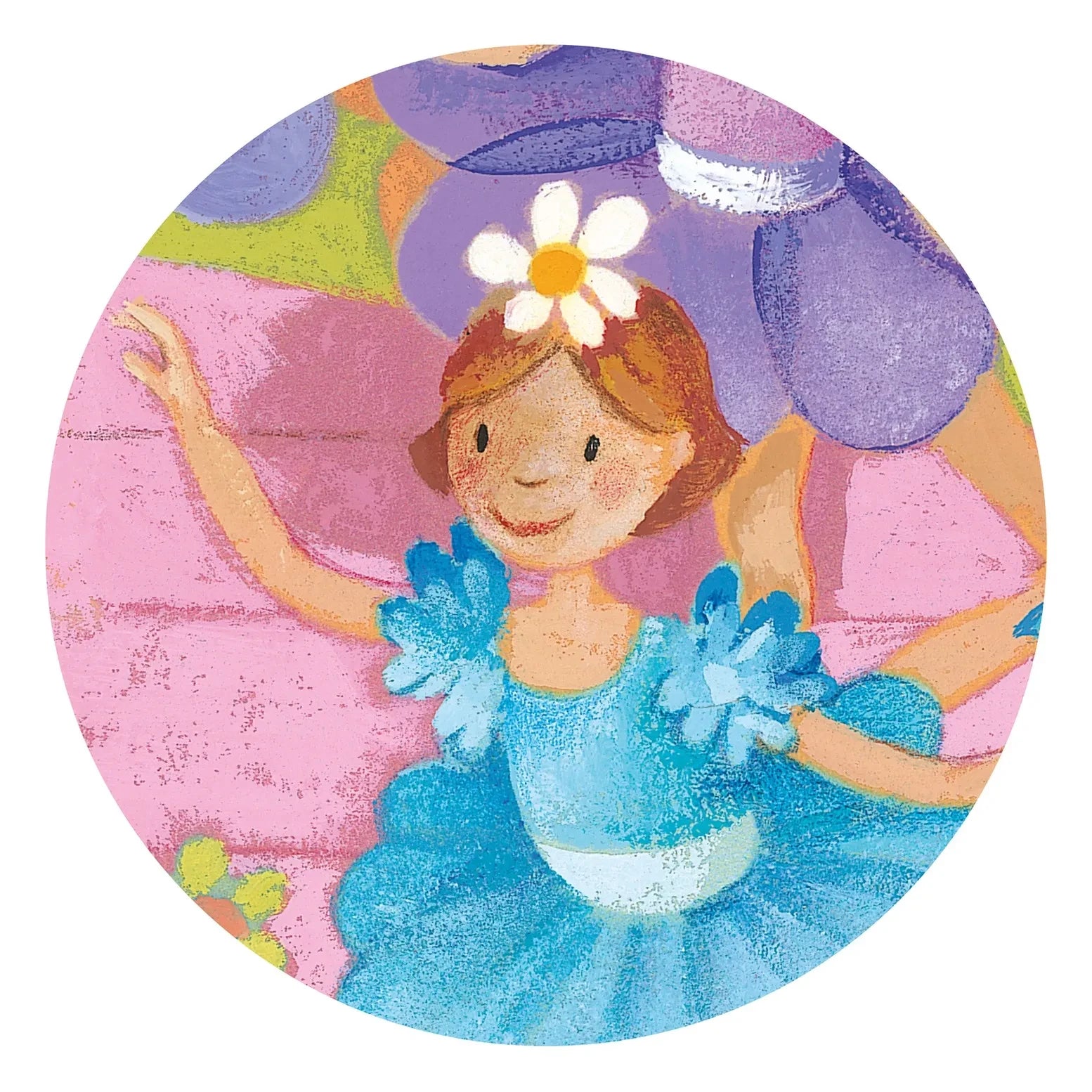 Djeco - "Balerin ve Çiçek" Puzzle - 36 Parça