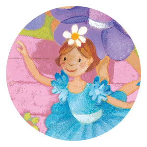 Djeco - "Balerin ve Çiçek" Puzzle - 36 Parça