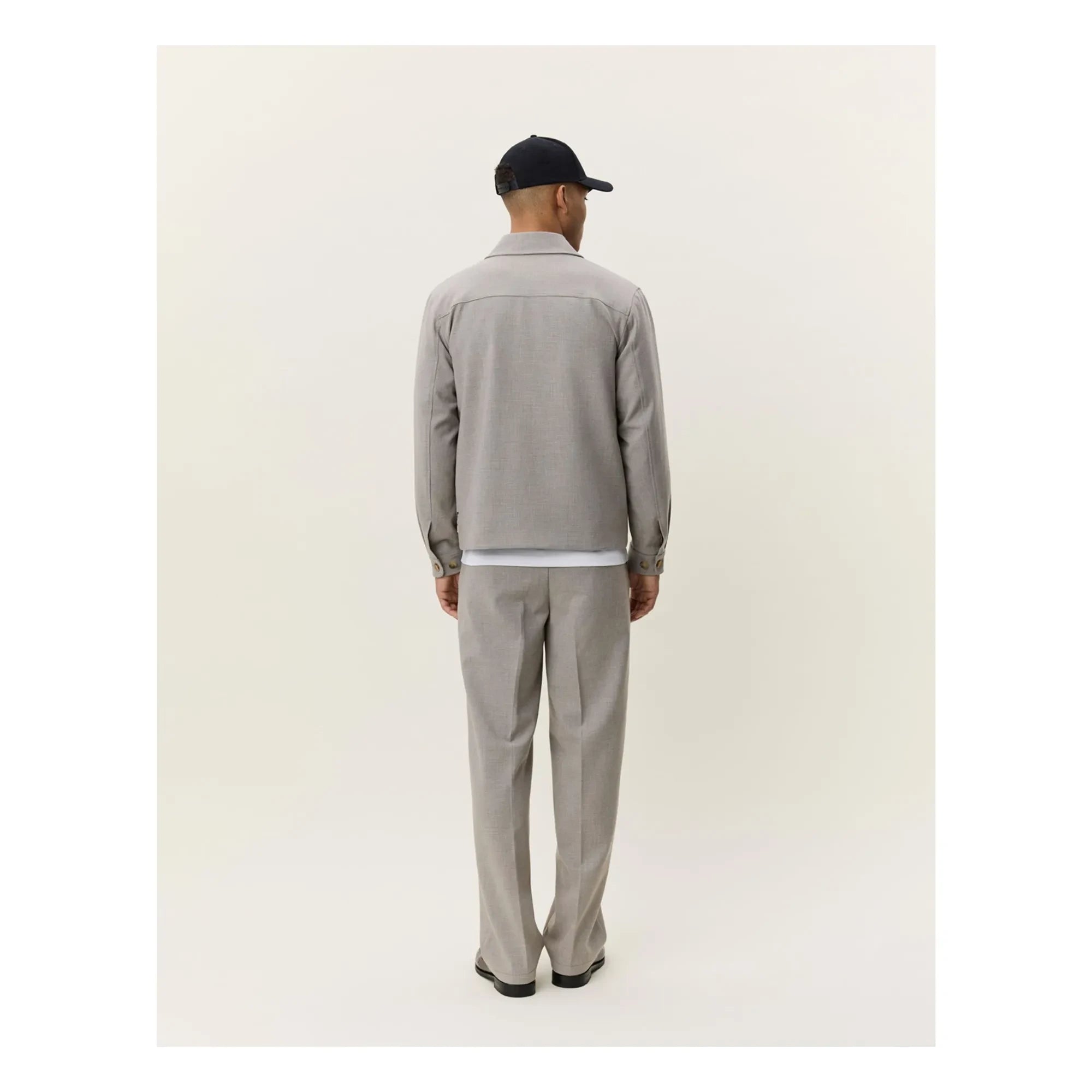 Les Deux - Veste Check Hybrid | Braun