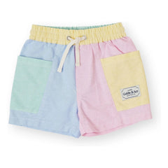 Goldie + Ace – Color Block Shorts | Pink