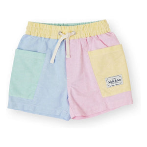 Goldie + Ace – Color Block Shorts | Pink