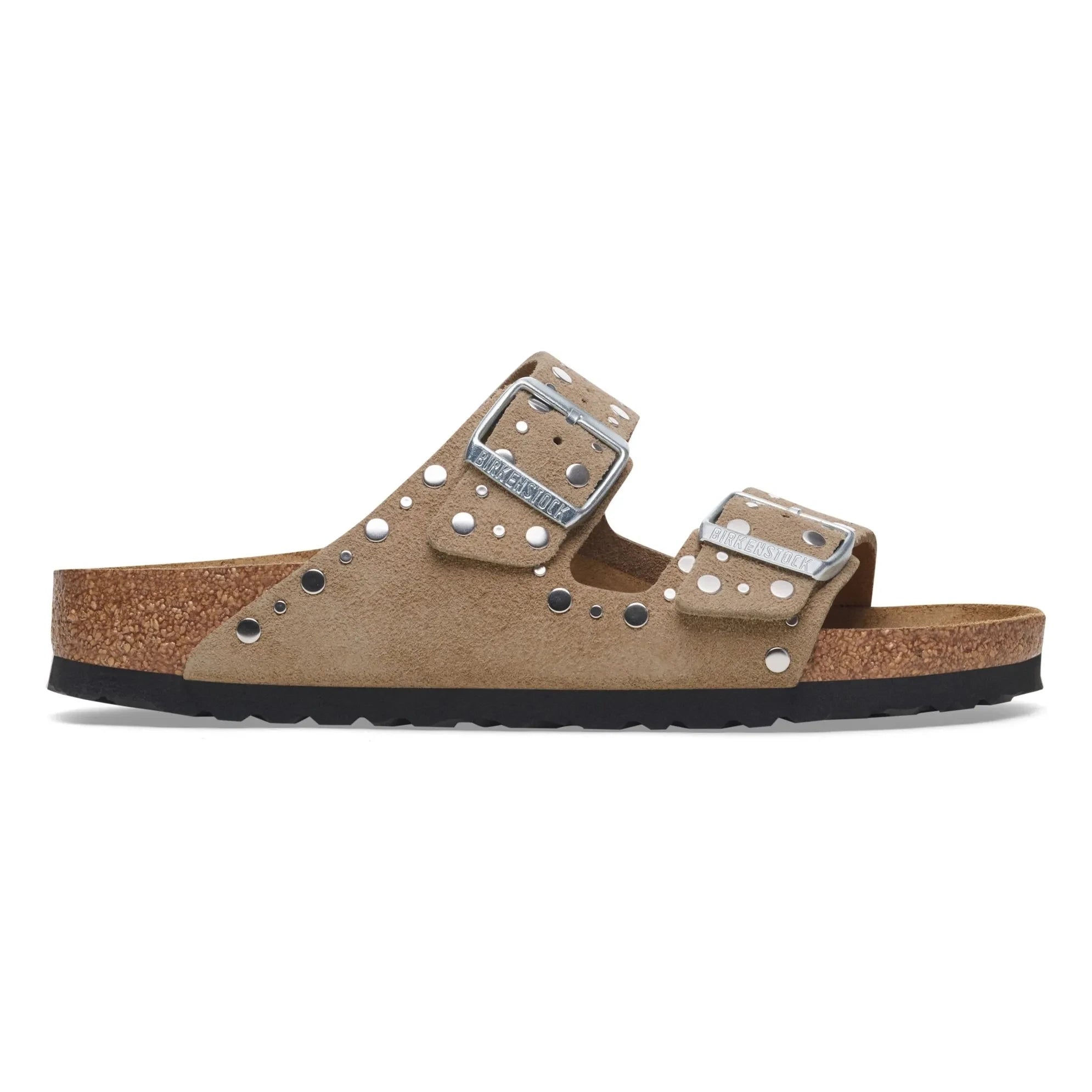 BIRKENSTOCK - Arizona Sandalen mit Nieten Schweden | Taupe