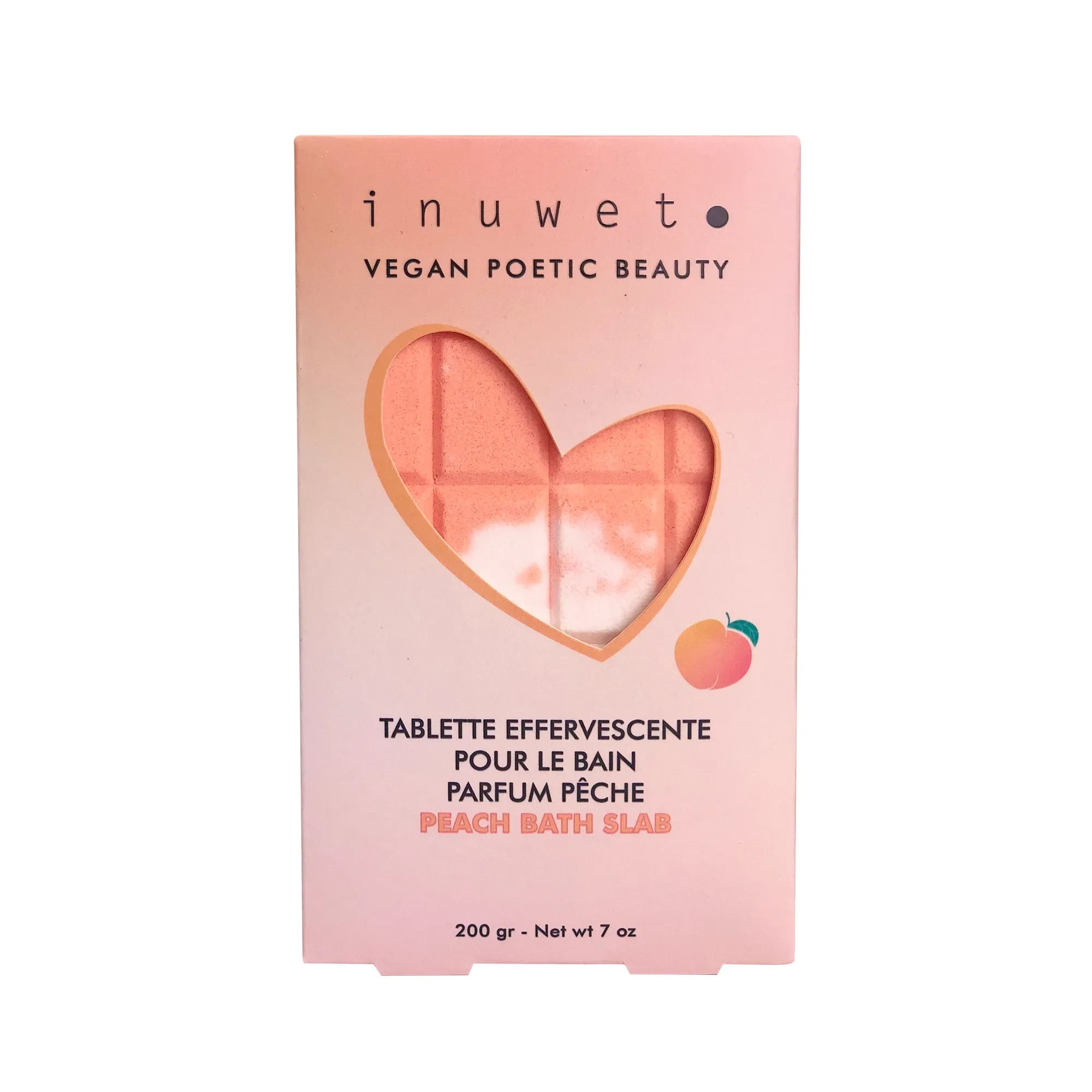 Inuwet - Glänzende Pfirsich Badeseife - 200 g