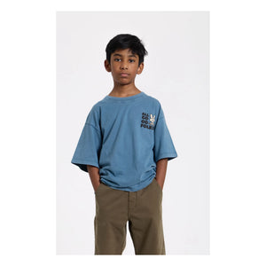 Hundred Pieces - Finn T-Shirt aus Bio-Baumwolle | Blau