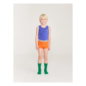 Bobo Choses - Have Fun Face Modal und Bio-Baumwoll-Tanktop | Royalblau