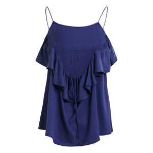 Essentiel Antwerp - Blaues Janielle Oberteil