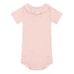 Petit Bateau - Body Maggie mit Rüschen | Rosa