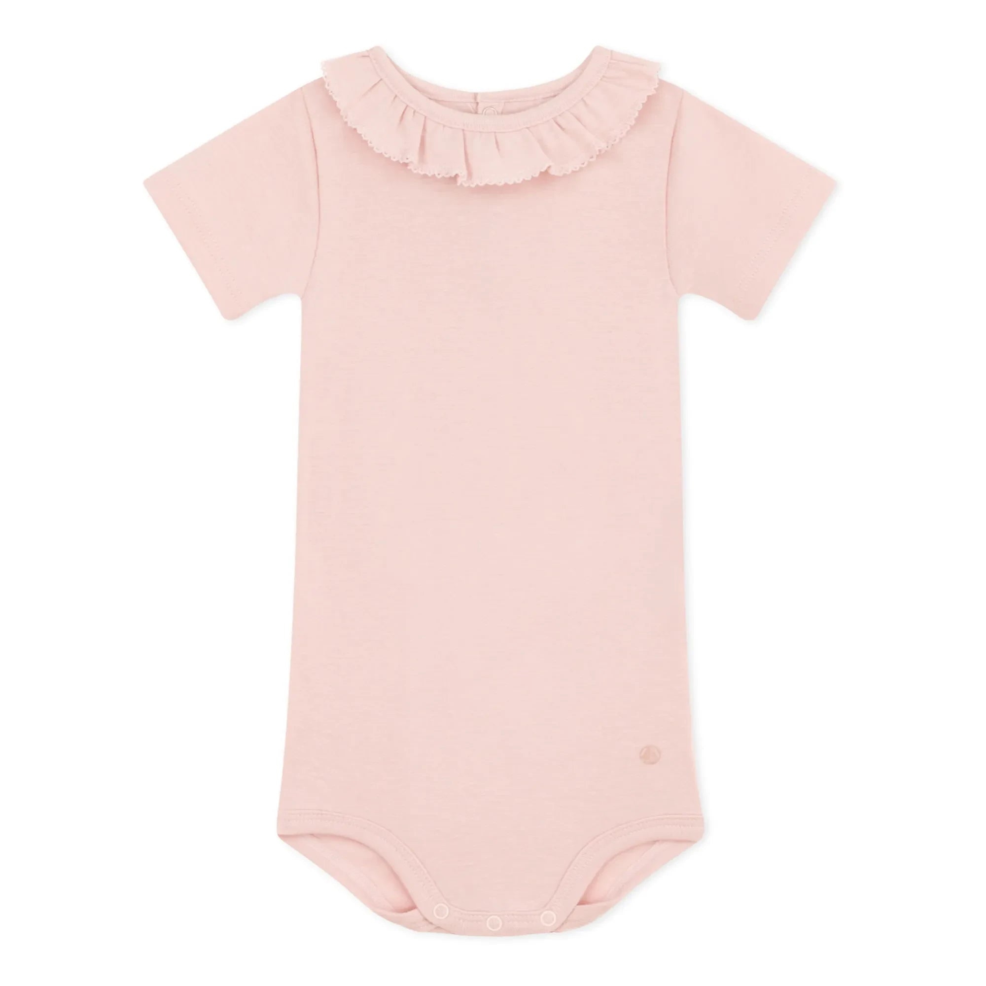 Petit Bateau - Body Maggie mit Rüschen | Rosa