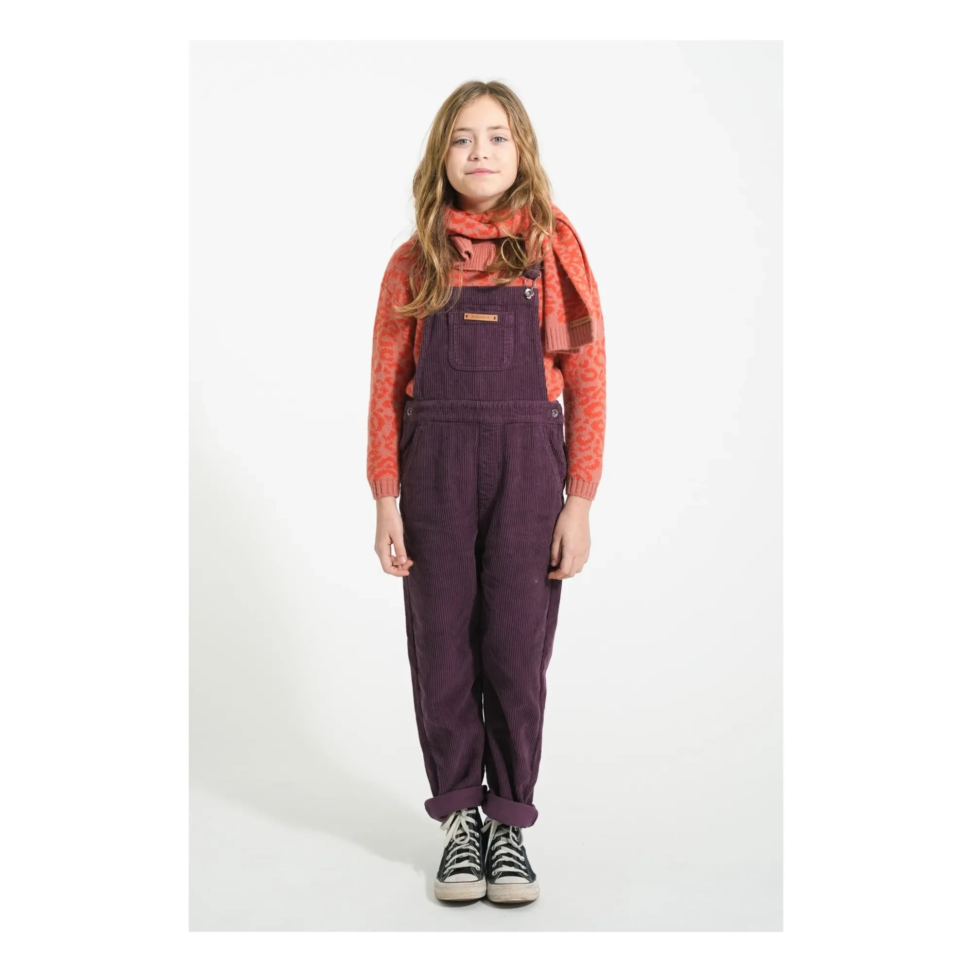 Piupiuchick - Samt-Overall | Aubergine
