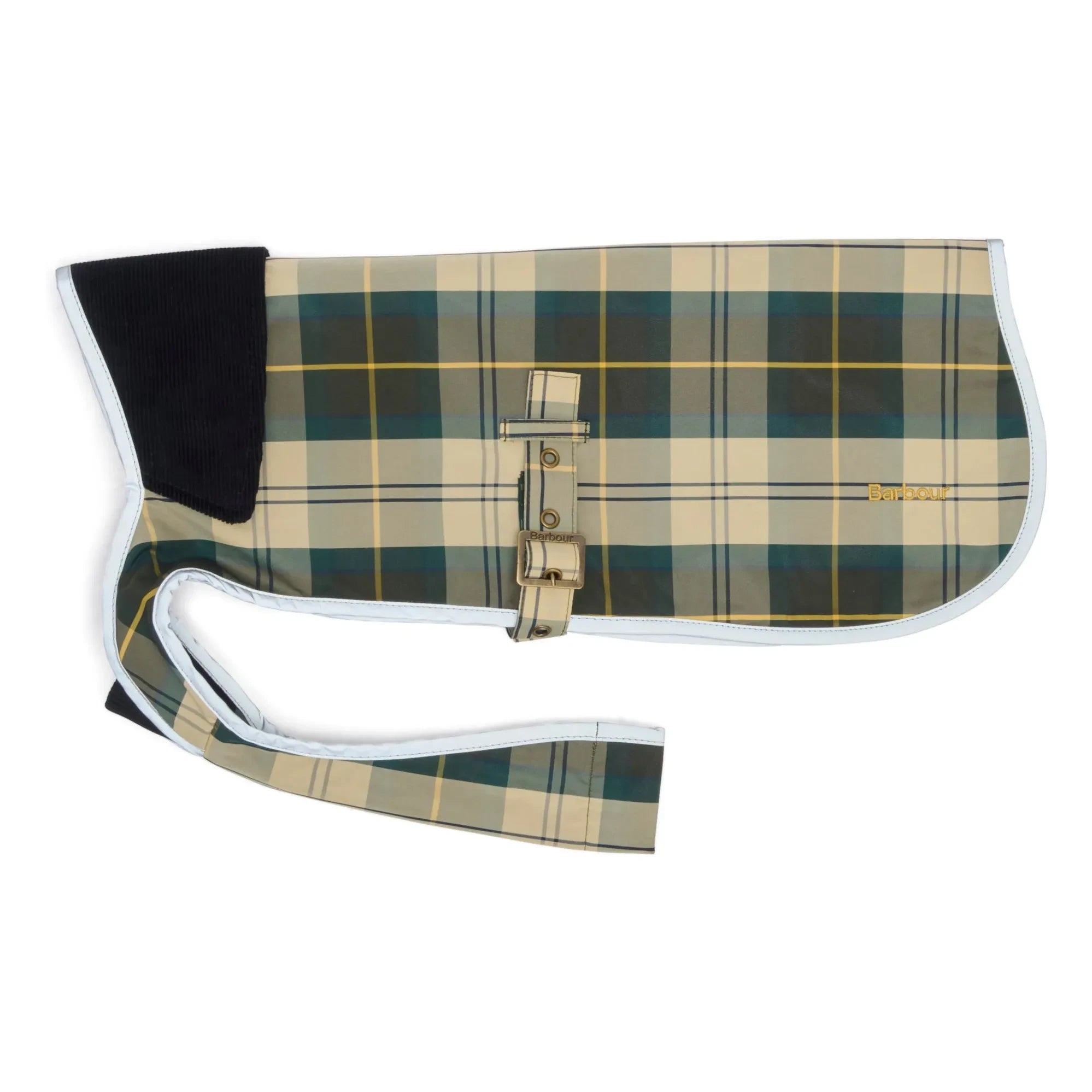 Barbour - Wasserdichte karierte Hundejacke | Beige