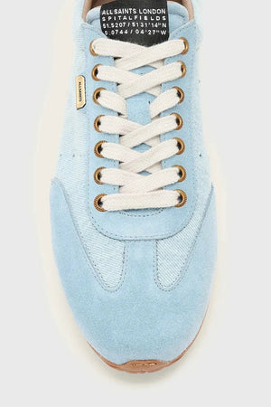 AllSaints Liam Low Top kadın süet spor ayakkabı