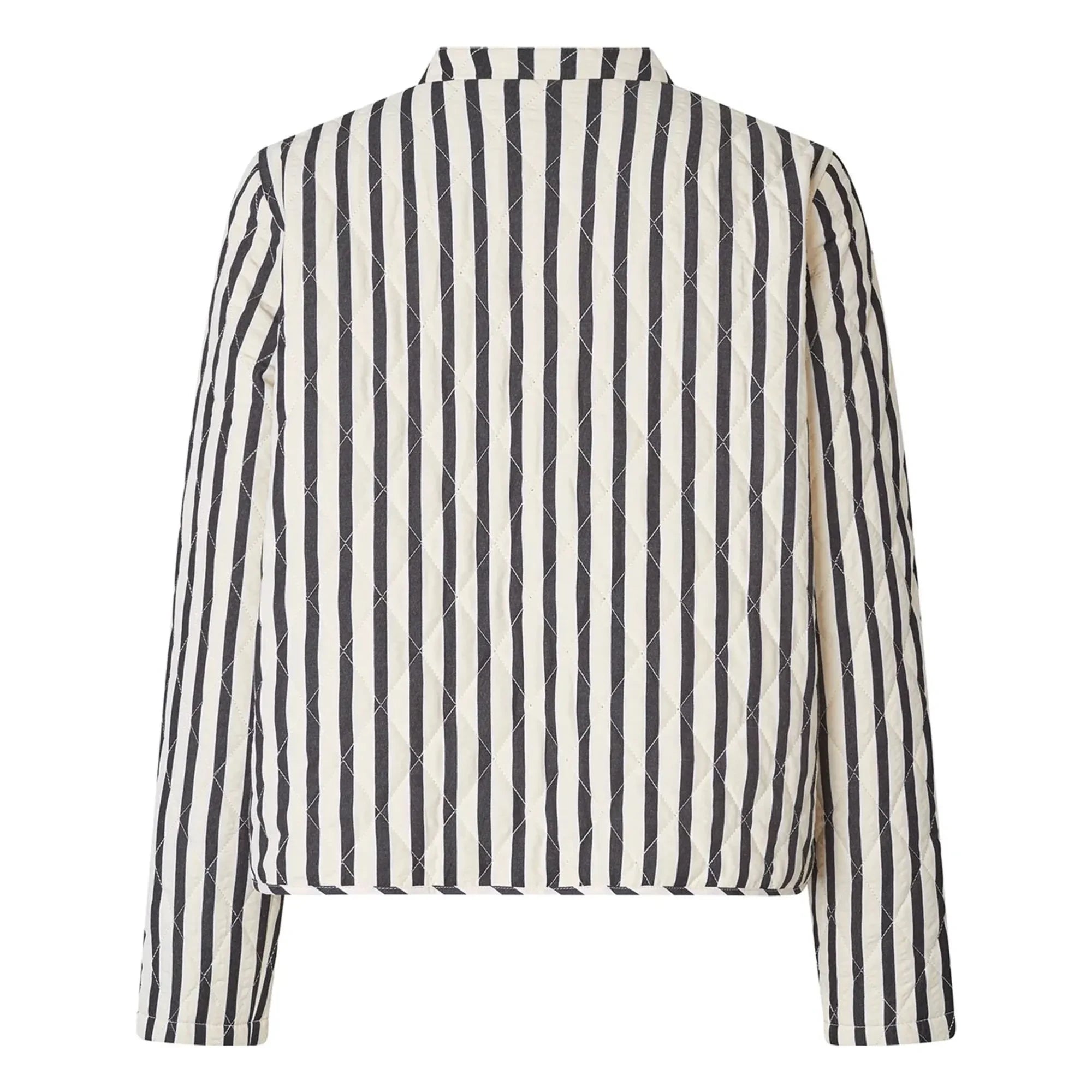 Lollys Laundry – Emilia Gestreifte Jacke | Schwarz