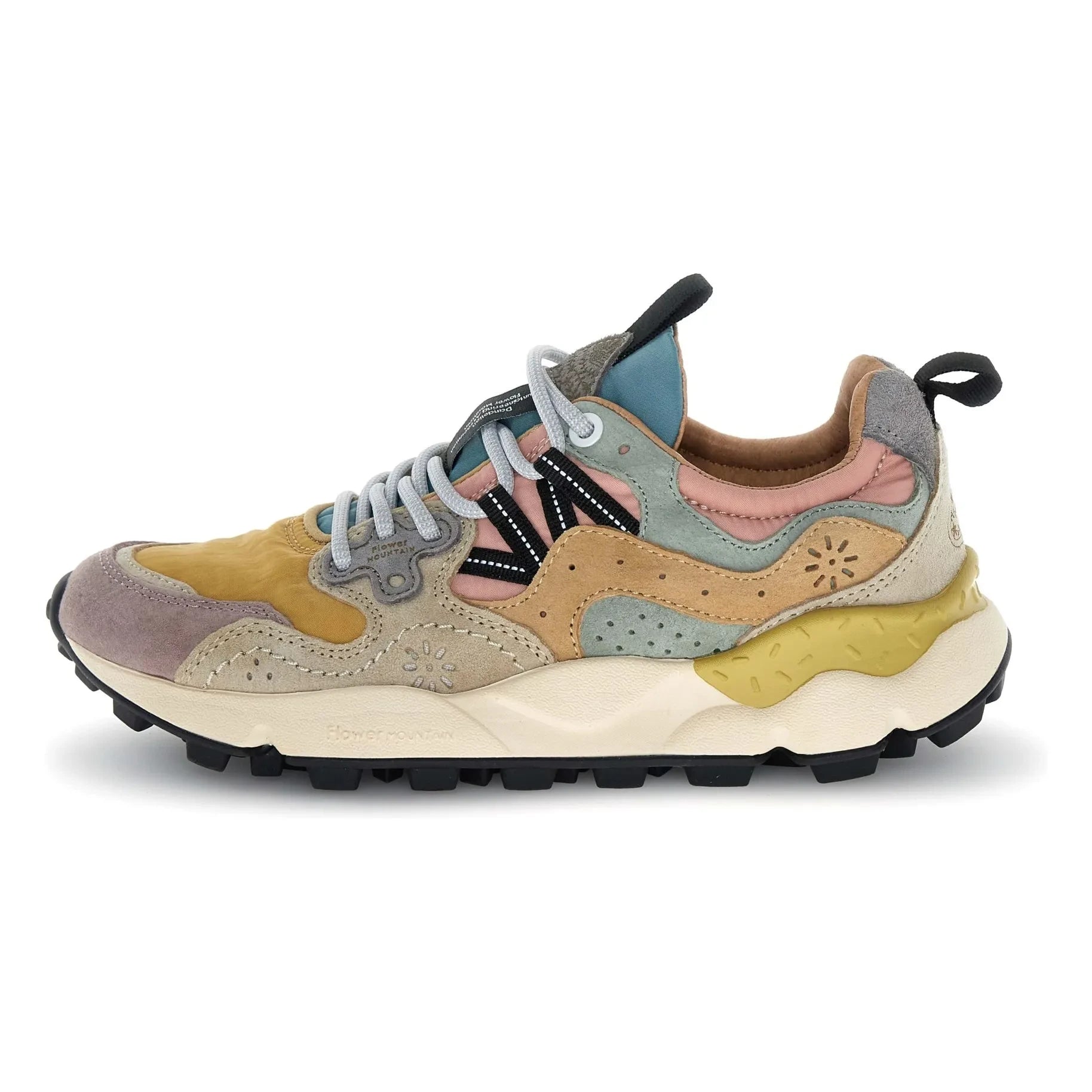 Flower Mountain - Yamano 3 Süet ve Naylon Sneakers | Mor