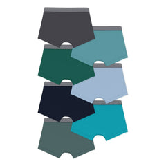 Petit Bateau - Pack mit 7 Unterhosen aus Bio-Baumwolle für Jungen | Grün