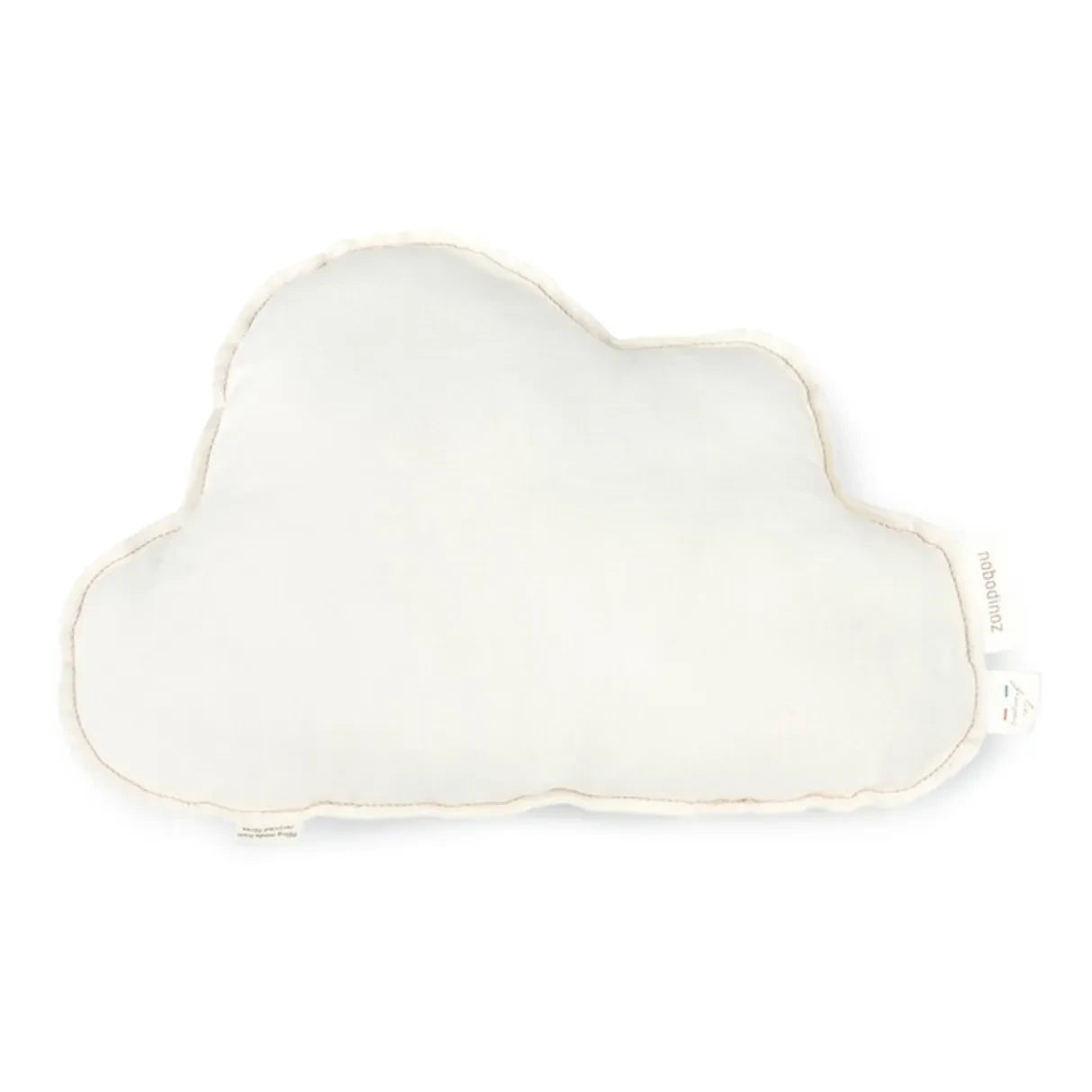 Nobodinoz - Cloud Cushion - Französisches Leinen | Weiß
