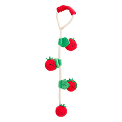 The Furry Folks - Kirschtomate Kratzspielzeug | Tomatenrot