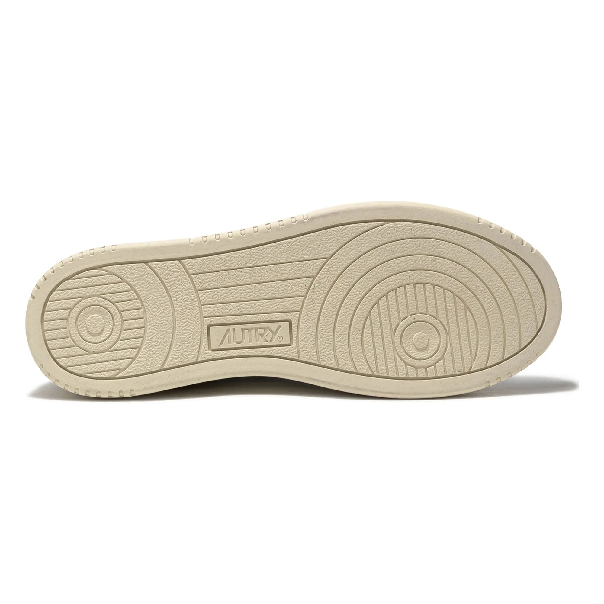 Autry - Medalist Düşük deri ve süet sneakers | Yeşil