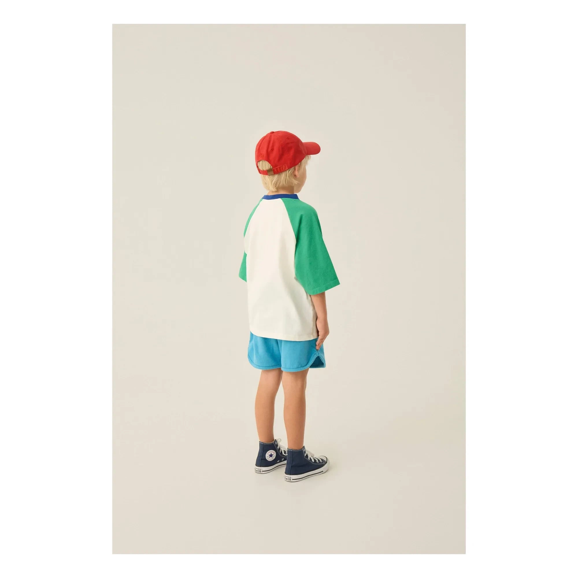 The Campamento – Oversize T-Shirt mit Farbblöcken | Ecru