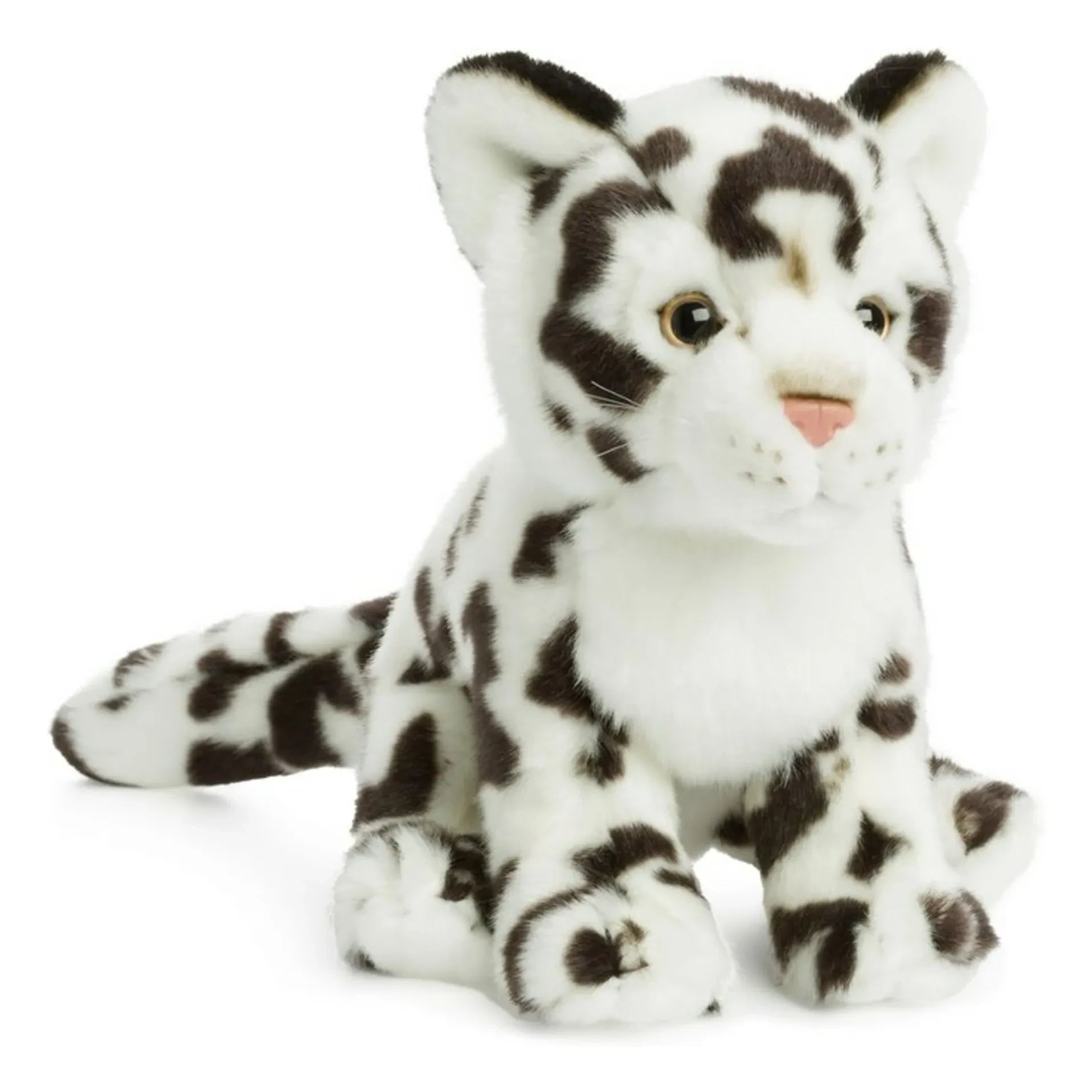 Bon Ton Toys - WWF - Schneeleopard Plüschtier | Weiß