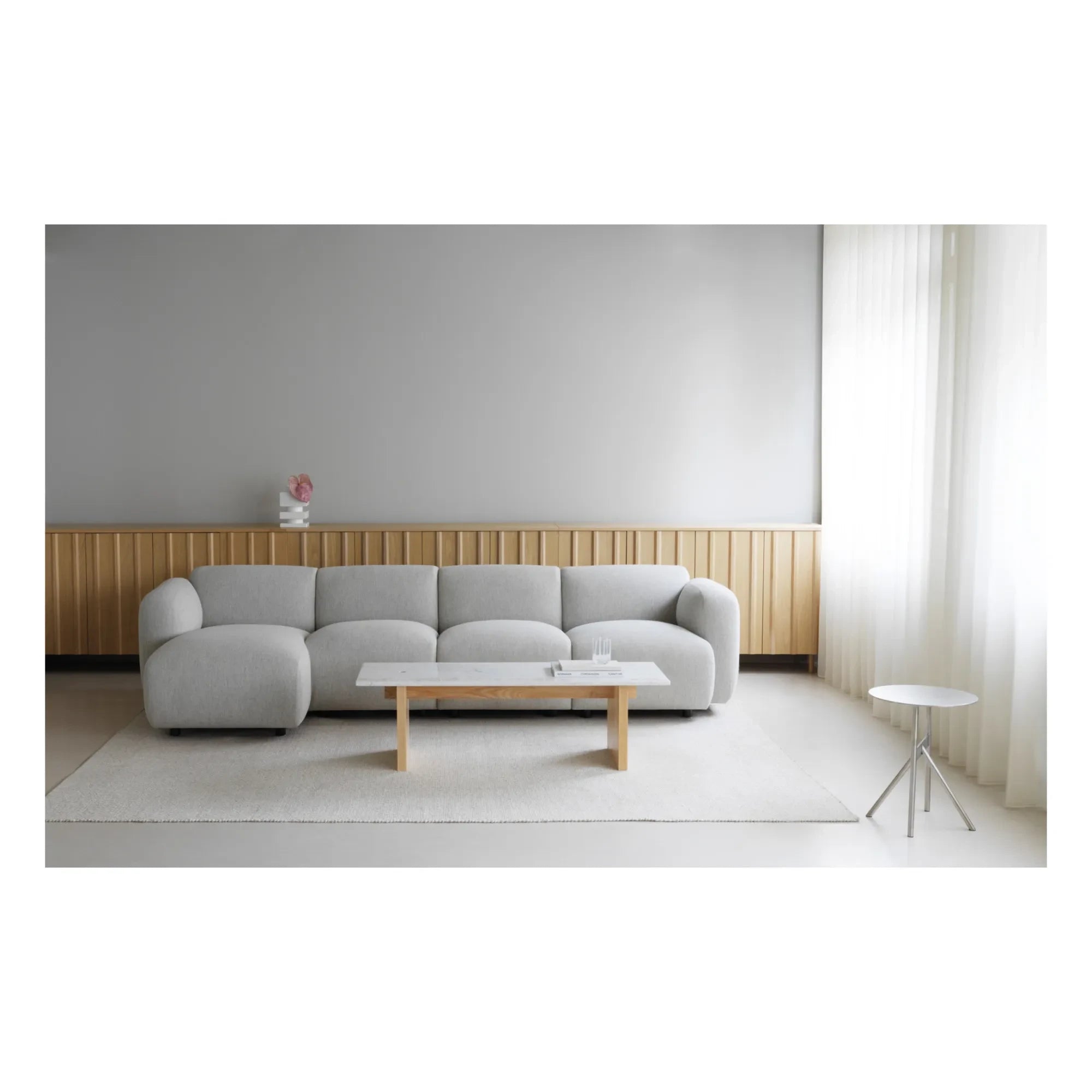 Normann Copenhagen - Solid Couchtisch Mittel | Weiß