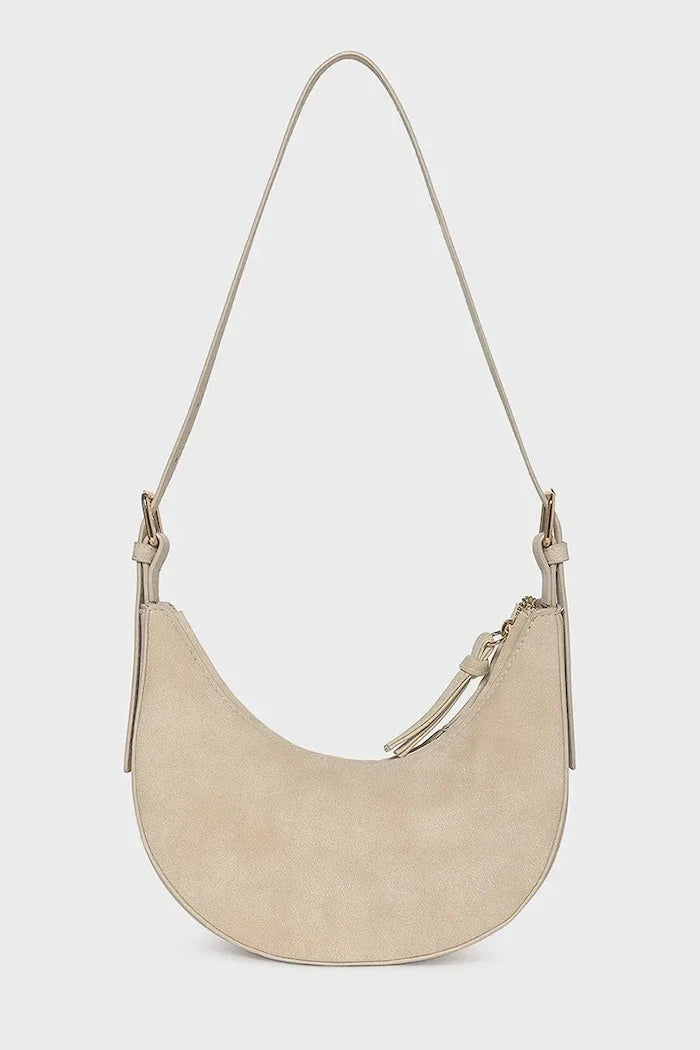 Mayoral Wildleder-Croissant-Tasche für Kinder