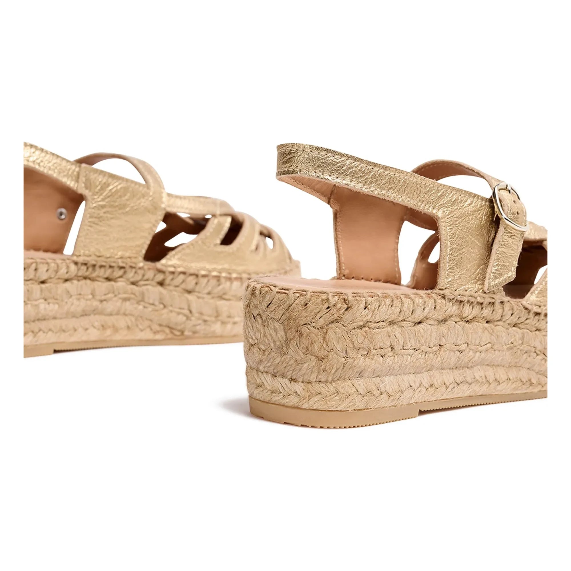 Naguisa - Thalis Metalik Espadriller | Altın