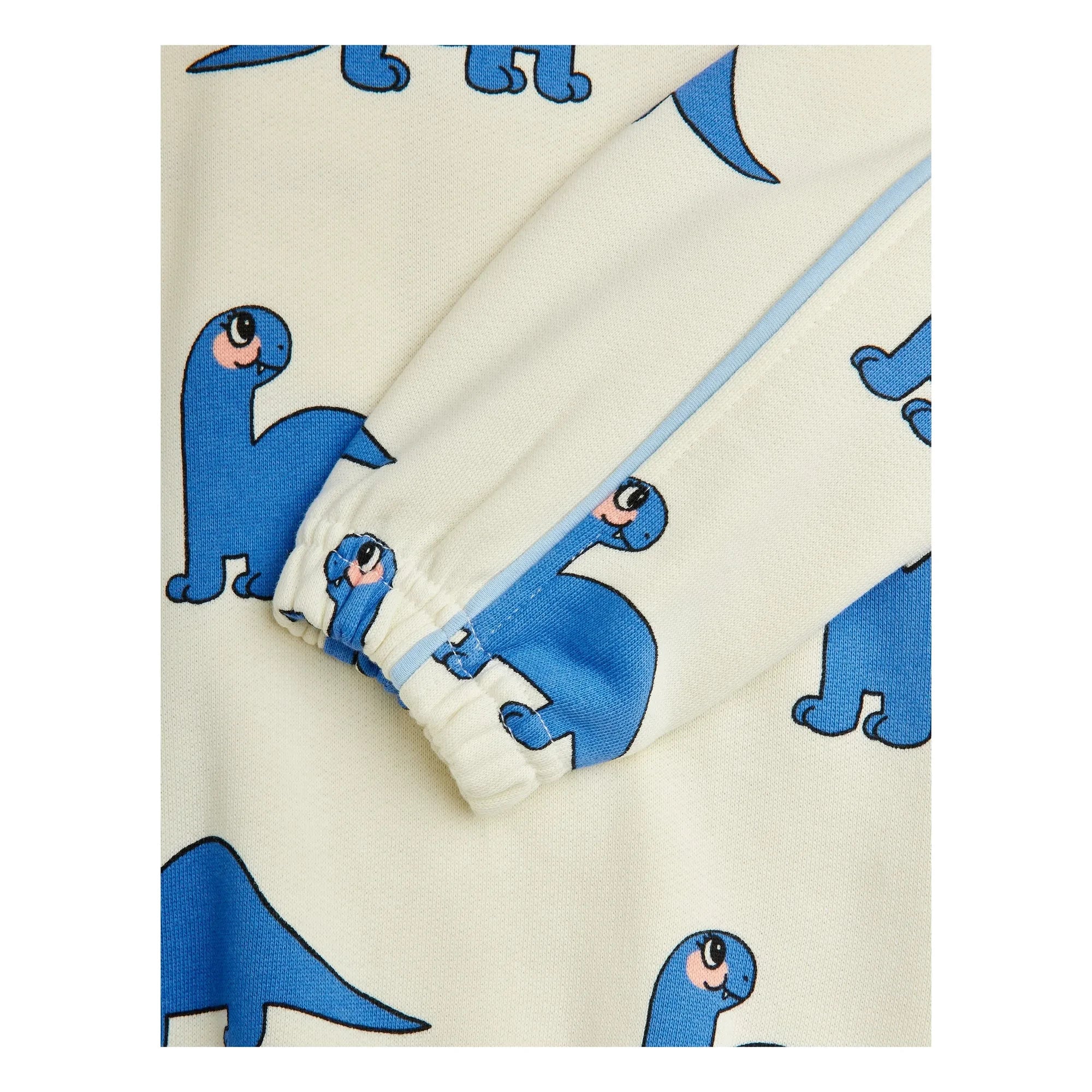 Mini Rodini - Dinos Sweatshirt aus Bio-Baumwolle | Ecru