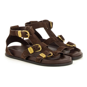 Sessùn – Romulus Ledersandalen | Chocolate