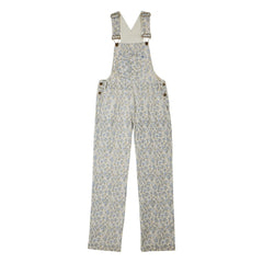 Emile et Ida - Blau | Baumwoll Latzhose mit Blumenmuster